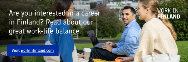 Tutustu Work in Finland - sivustoon, joka tarjoaa tietoa Suomesta kansainvälisille työnhakijoille. Sivusto on englannin kielinen.